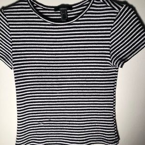 forever 21 ribbed striped shirt